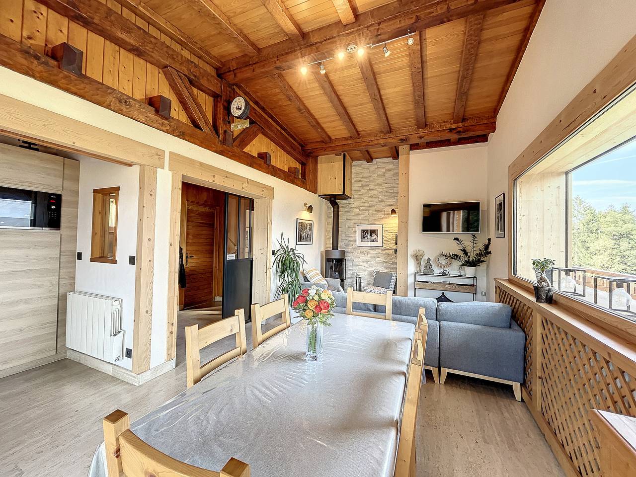Chalet 8 couchages à Combloux, Hiver à la saison, Été à la semaine in Combloux, Pays du Mont-Blanc