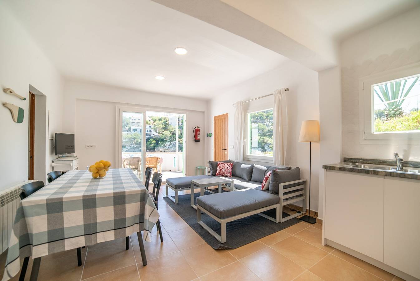 Maison de vacances 'Sa Barca' avec vue sur mer, Wi-Fi et climatisation in Cala Santanyí, Santanyí