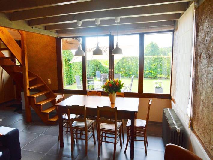 Location de vacances pour 5 personnes, avec terrasse ainsi que jardin et sauna à Flobecq - 2