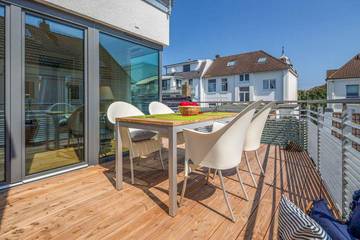 Ferienwohnung für 4 Personen, mit Terrasse auf Norderney