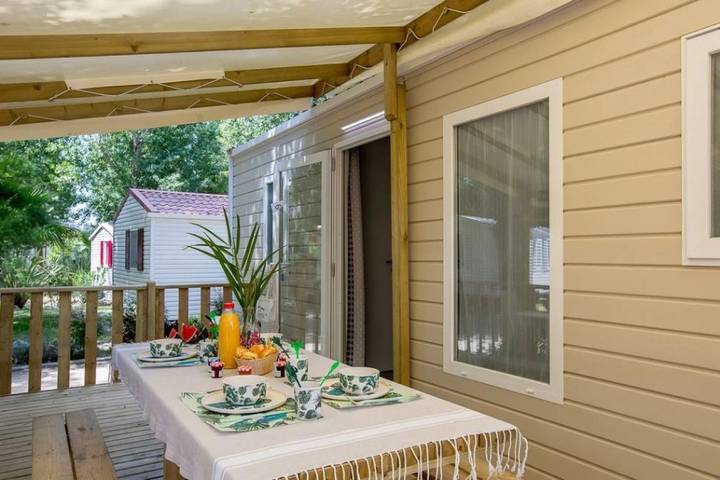 Mobil home pour 8 personnes, avec bassin pour enfant dans Serignan Plage - 3