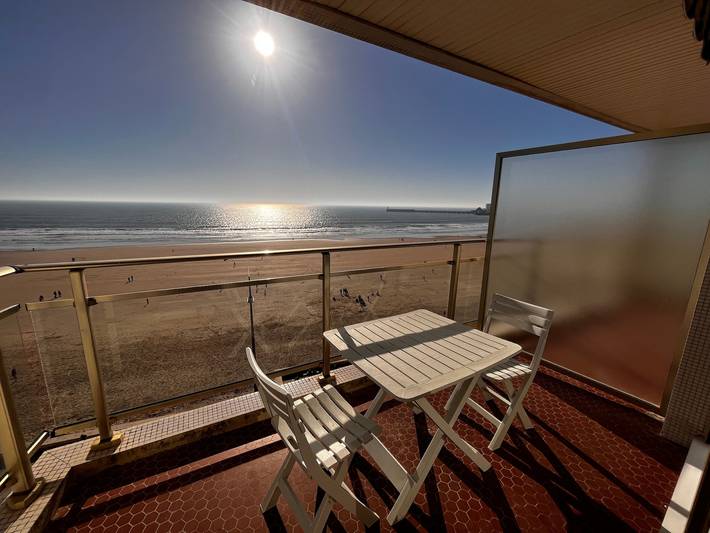 Gîte pour 2 personnes, avec Vue sur l’océan ainsi que Balcon et Balcon/Terrasse aux Les Sables-d'Olonne