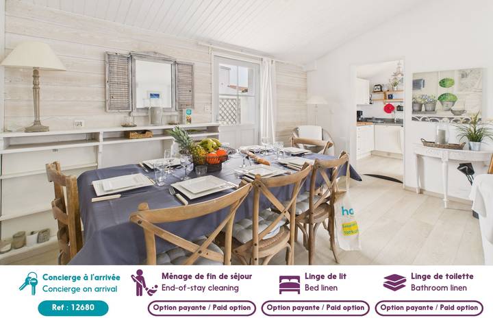 Location de vacances pour 8 personnes, avec terrasse et jardin dans Plage De La Bosse L Epine - 3