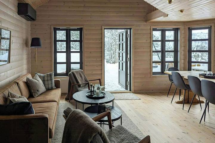 Glamping for 8 people, with garden in Norway