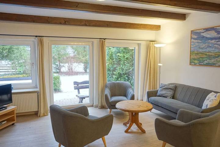 Ferienhaus für 7 Personen, mit Terrasse und Garten