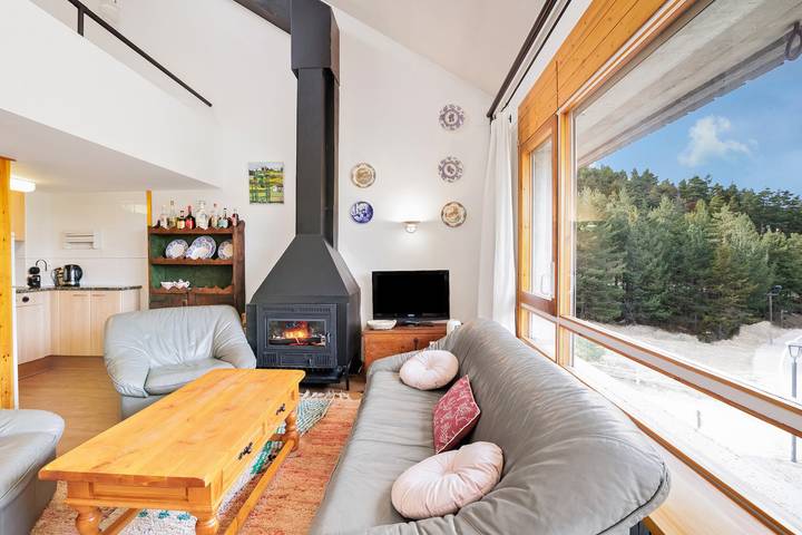 Apartamento para 8 personas, con Balcón y Jardín en Alp