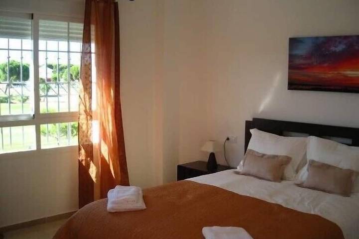 Luxury villa with own pool overlooking golf course, close to beach in El Portil, Cartaya
