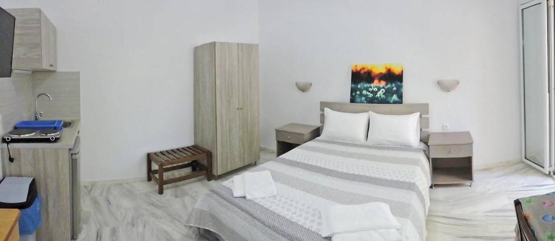 Gîte pour 4 personnes, avec vue sur le lac ainsi que balcon et vue dans Georgioupoli - 4