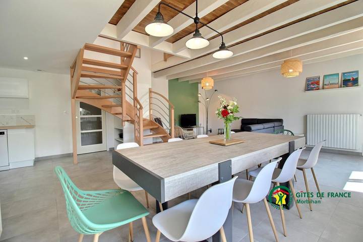 Gîte pour 10 personnes, avec Terrasse et Jardin à Béganne - 3