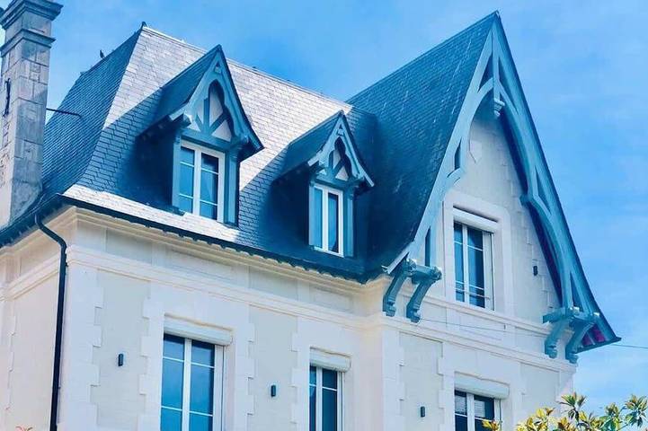 Villa pour 14 personnes, avec jardin et balcon à Deauville