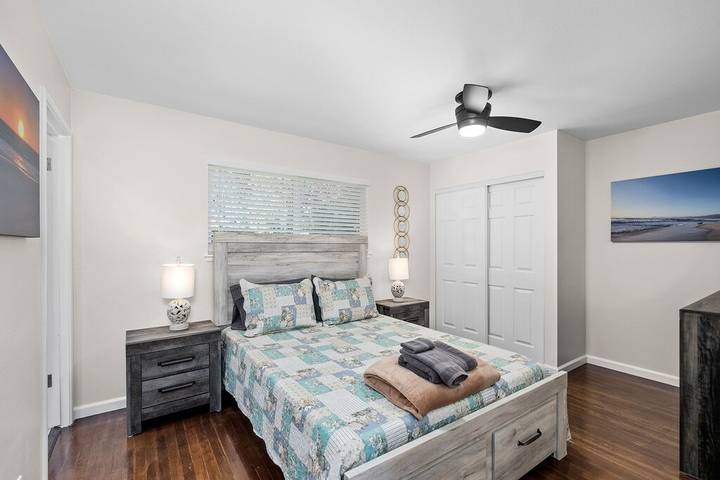 Vacation rental for 9 people, with yard and terrace in Fresno