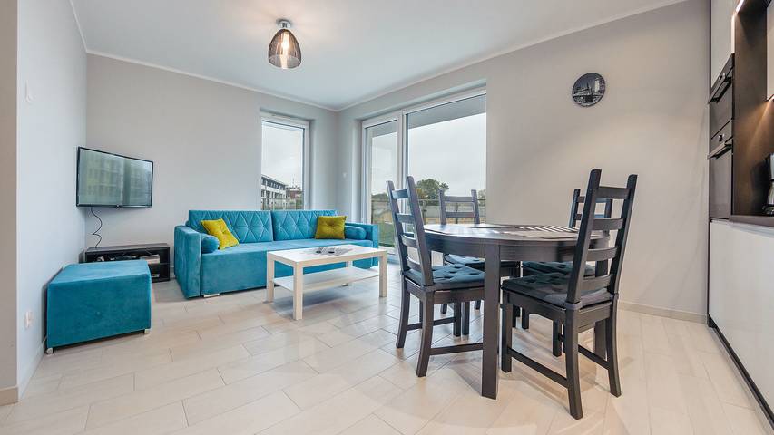 Vakantiewoning voor 6 personen, met balkon in Kołobrzeg