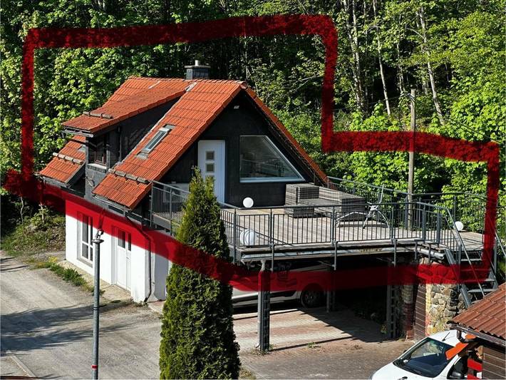 Ferienwohnung für 2 Personen, mit Terrasse und Ausblick in Rübeland - 2