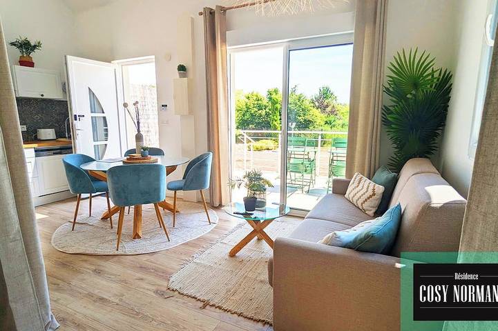 Gîte pour 4 personnes, avec Terrasse à Bois-Jérôme-Saint-Ouen