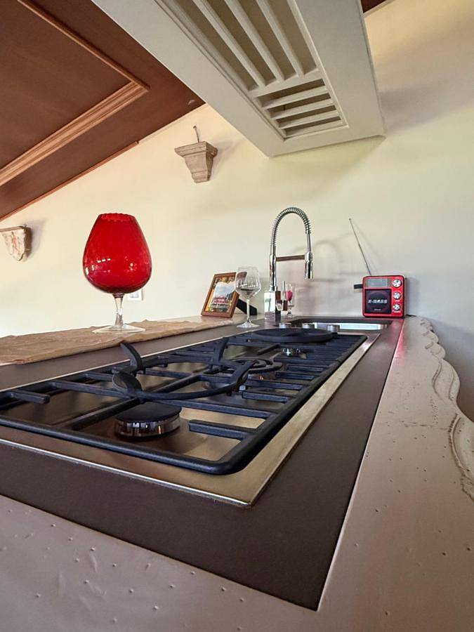 Ferienwohnung für 3 Personen, mit Terrasse und Ausblick in Sovana