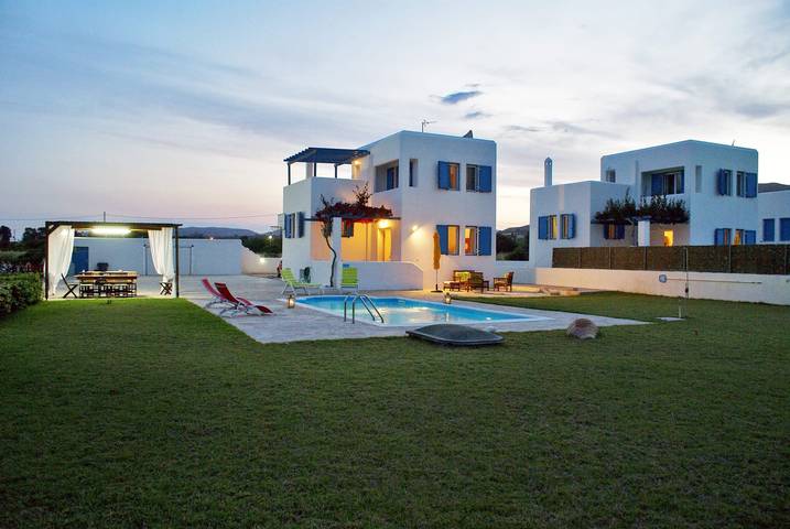 Ferienhaus für 7 Personen, mit Meerblick und Balkon sowie Terrasse und Garten