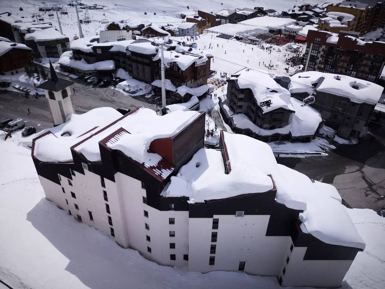 Monolocale intero, Studio Eterlous Cabine 27M2 4P in Val Thorens, Le tre valli