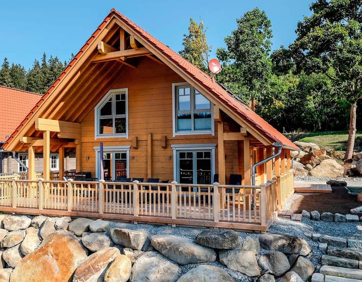 Ferienhaus für 6 Personen, mit Sauna und Terrasse sowie Garten in Schierke