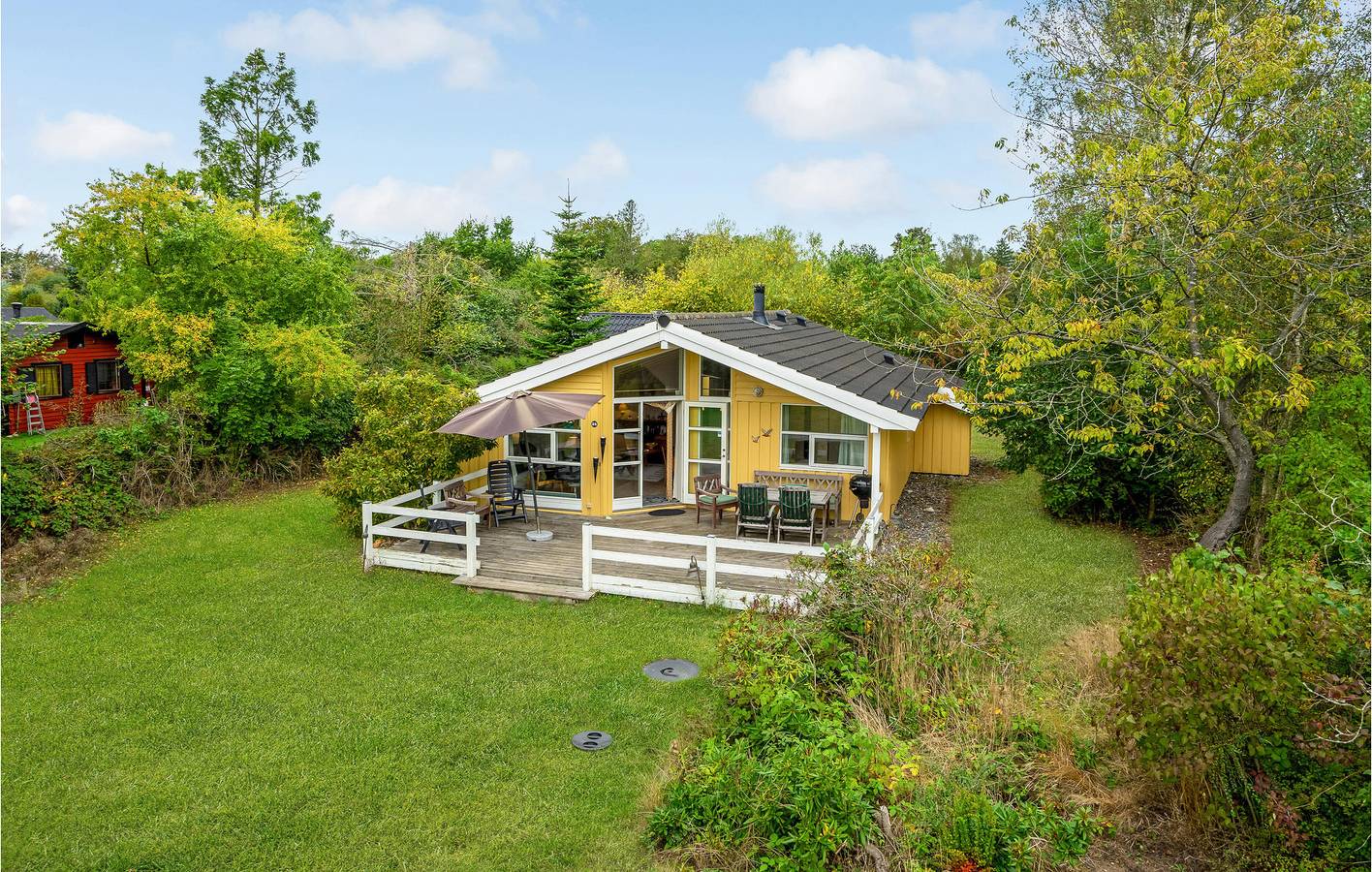 Ferienhaus für 6 Personen mit Terrasse in Kaldred, Kalundborg und Umgebung