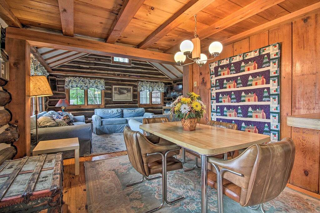 Waterfront Lake George Cabin: Walk to Water in Adirondack Mountains