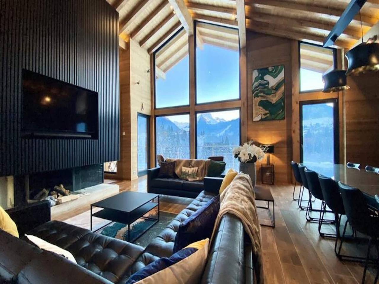 Apartamento entero, Chalet Rosiers, Magnífica vista, Spa y Jacuzzi in Montriond, Les Portes du Soleil