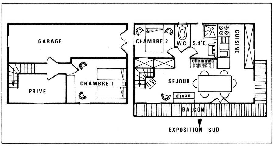 Chalet pour 4 personnes, avec jardin et terrasse dans le Jura - 4