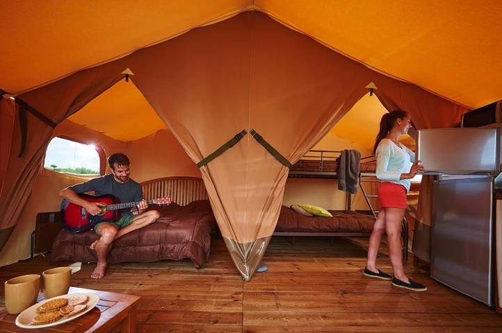 Tente pour 5 personnes, avec bassin pour enfant dans les Vosges - 4