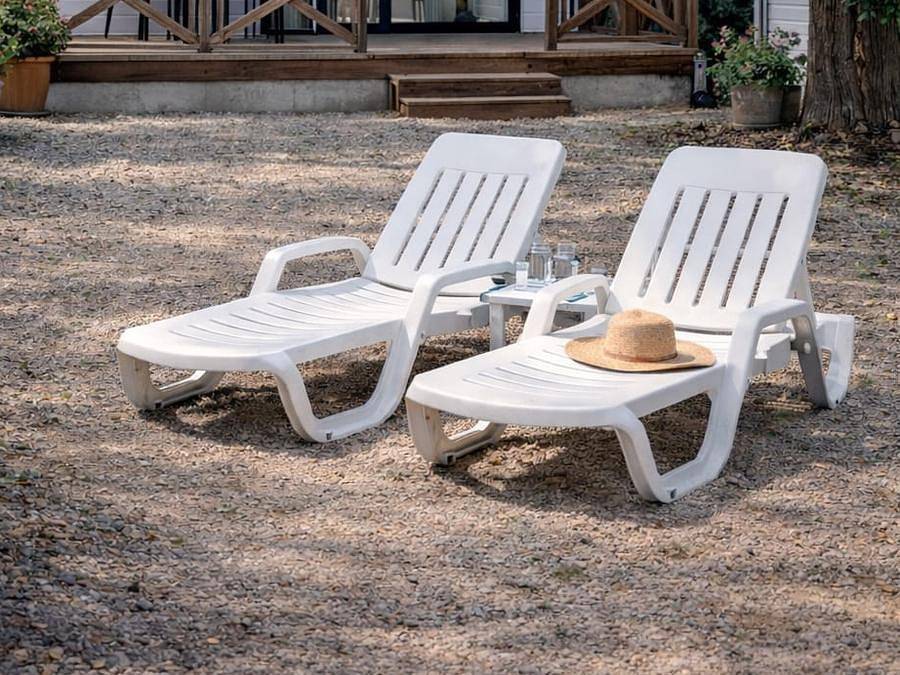 Camping Le Parc des Chênes - Chalet 4 personen - Klimatisiertes Chalet 2 Zimmer in La Croix-Valmer, Draguignan Region