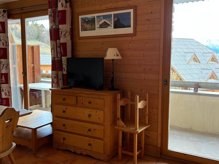 Chalet pour 6 personnes, avec balcon à Pra-Loup - 3