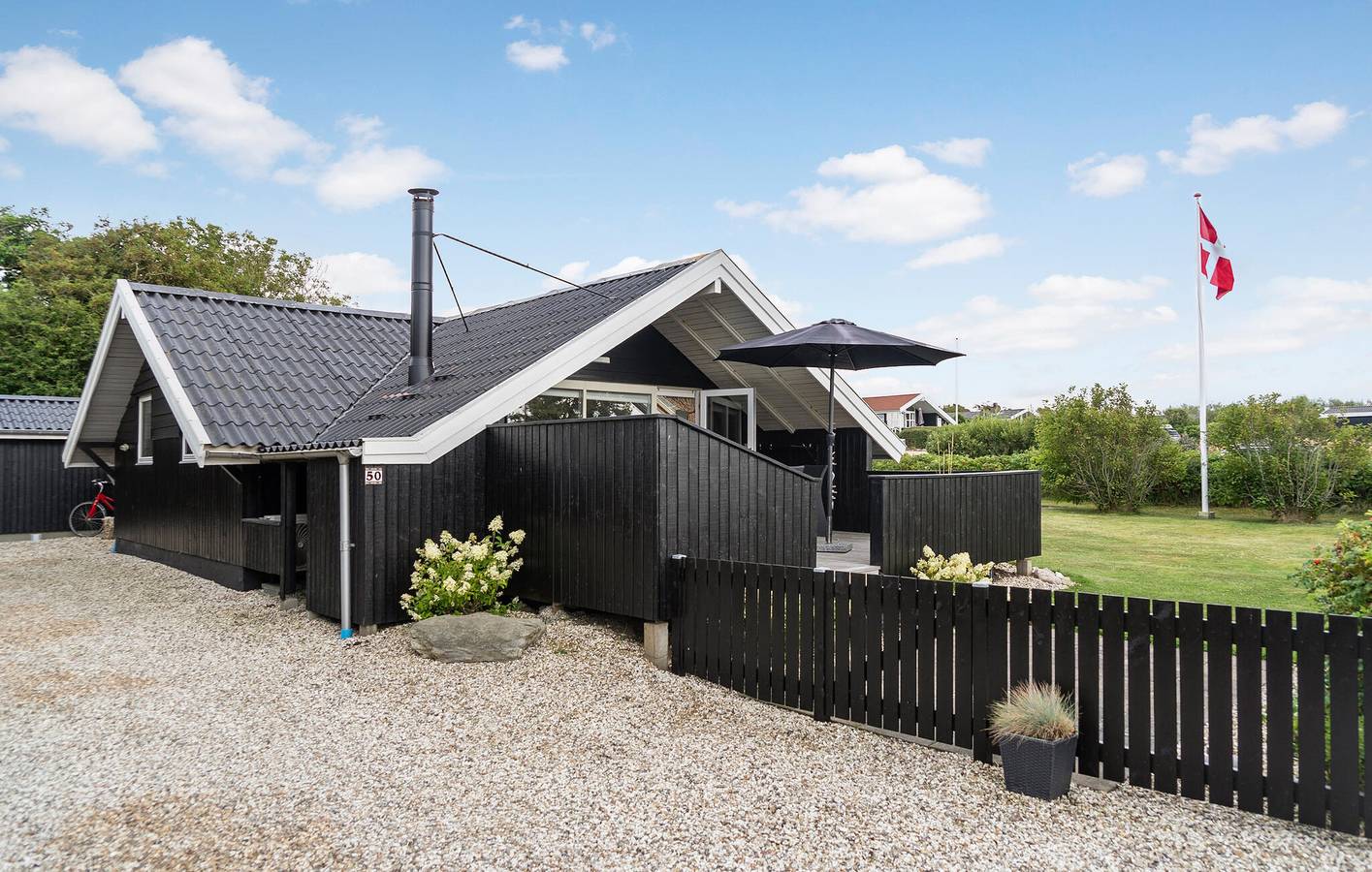 Ferienhaus für 6 Personen mit Terrasse in Kærgården, Limfjord in Nordjütland