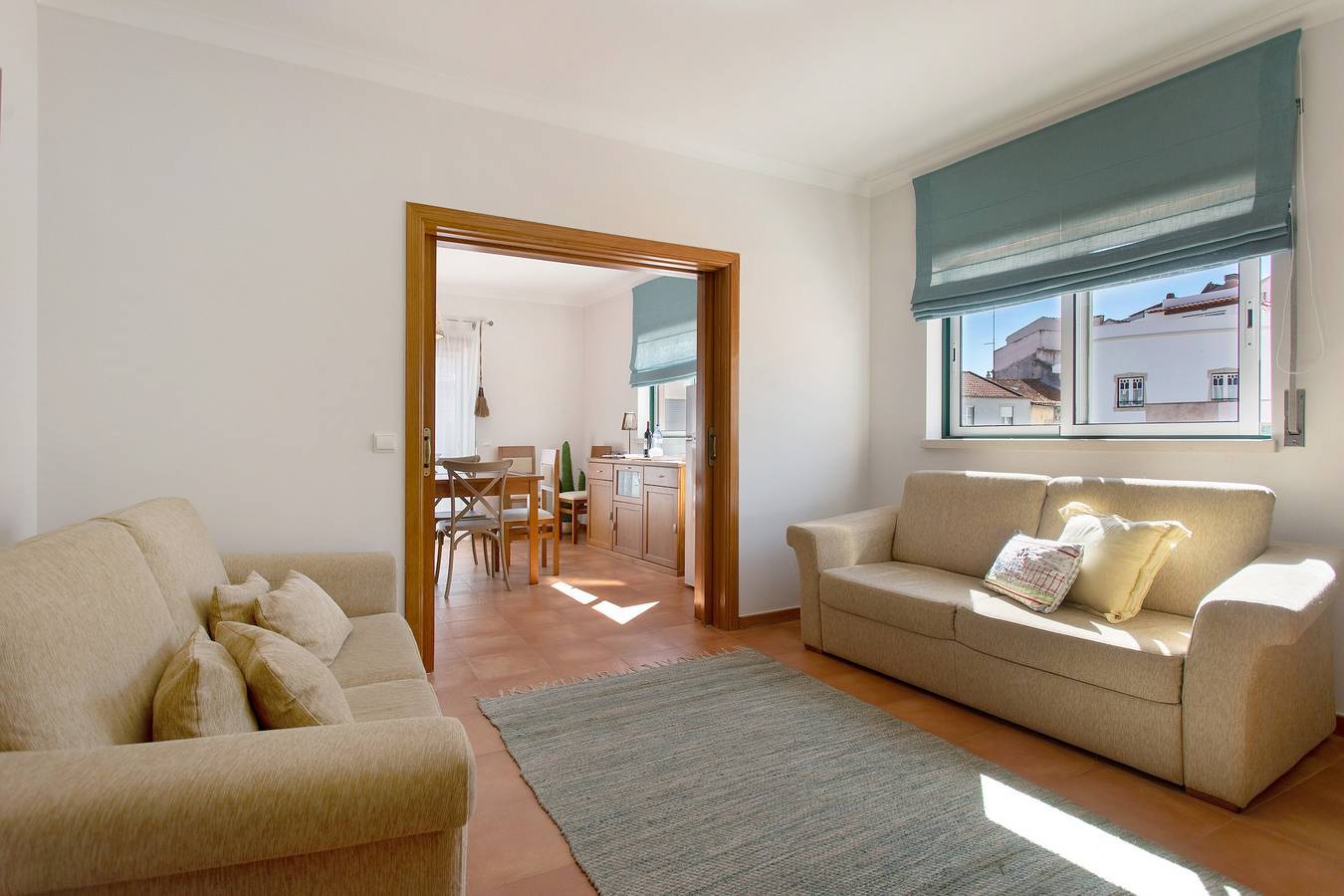 Ganze Wohnung, Ferienwohnung 'Nazaré Mar 2' mit Balkon und Wlan in Praia da Nazaré, Nazaré