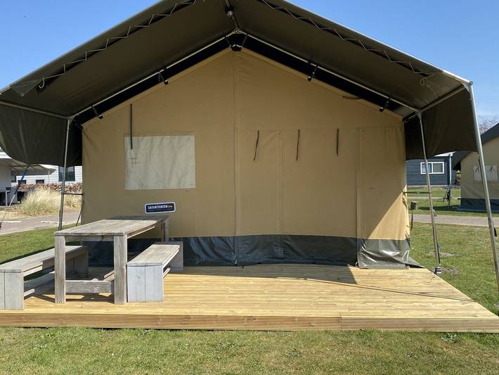 Camping voor 5 personen, met balkon/terras en terras in Noord-Brabant