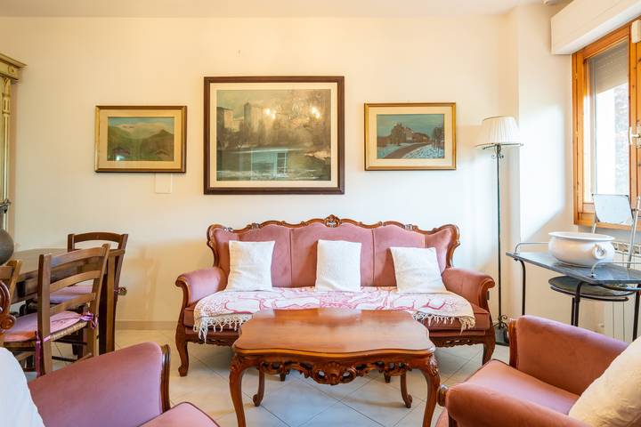 Ferienwohnung für 2 Personen, mit Balkon und Garten