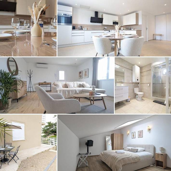 Gîte pour 4 personnes, avec terrasse et jardin à Colombier-Saugnieu - 3