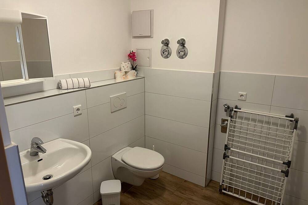 Ganze Wohnung, Ferienwohnung mit Blick auf die Bastei den Rauenstein in der Sächsischen Schweiz in Stadt Wehlen, Wehlen