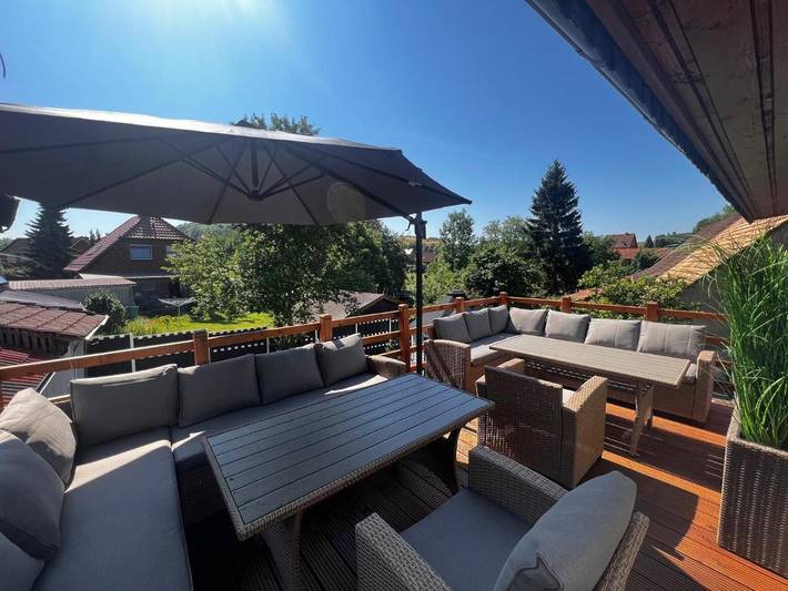 Ferienhaus für 14 Personen, mit Garten und Sauna sowie Ausblick in Bad Lauterberg - 3