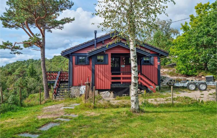 Ferienhaus für 7 Personen mit Terrasse in Mandal