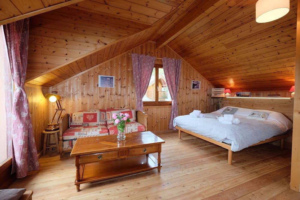 Chalet 4 * Triplex Sud Douillet Schornstein Balkone Gartenblick Gewächshaus Che Ruhe in Briançon, Serre Chevalier