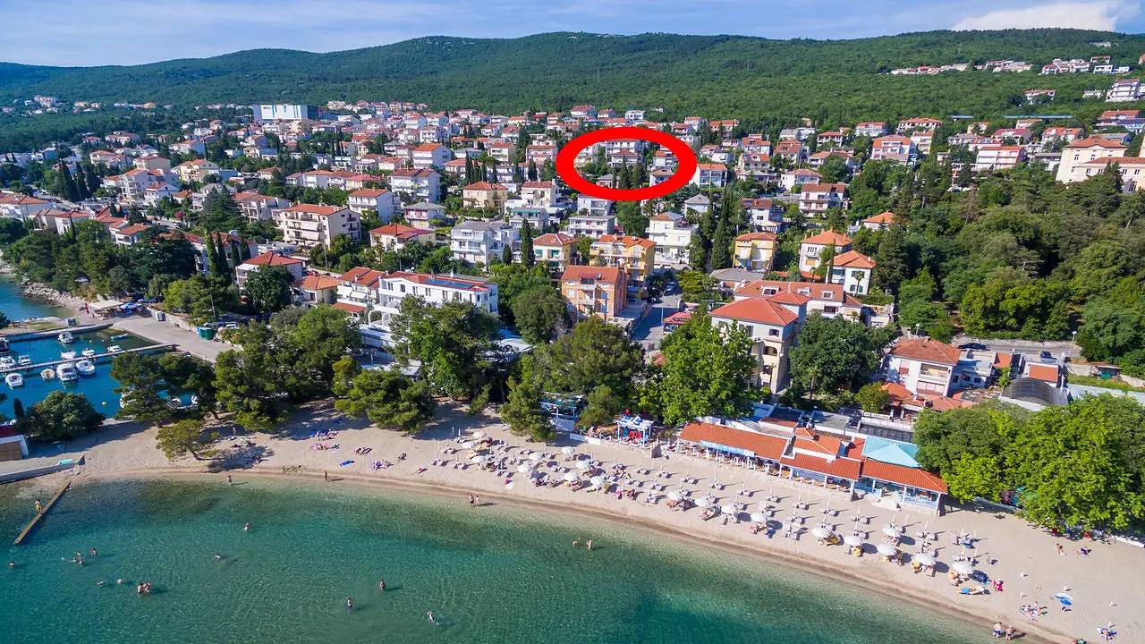 Ganze Ferienwohnung, Ferienwohnung für 4 Personen (50 m²) in Crikvenica in Crni molo, Crikvenica