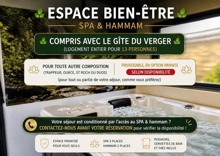 Location de vacances pour 7 personnes, avec Terrasse et Jacuzzi ainsi que Jardin et Vue à Recey-sur-Ource