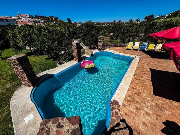 Maison d’hôte pour 3 personnes, avec piscine et vue ainsi que vue sur le lac et jardin à Silves - 4