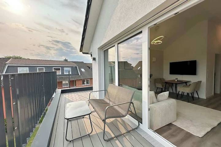 Gîte pour 5 personnes, avec balcon, animaux acceptés à Henstedt-Ulzburg