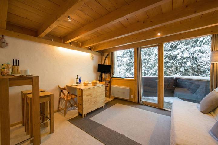 Gîte pour 5 personnes, avec balcon dans Argentière