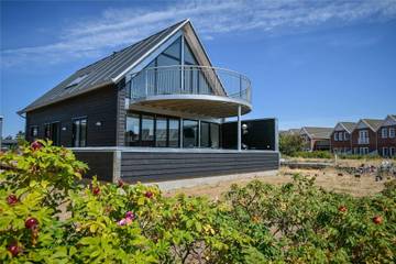 Ferienhaus mit Meerblick für 6 Personen, mit Balkon und Whirlpool auf Rømø