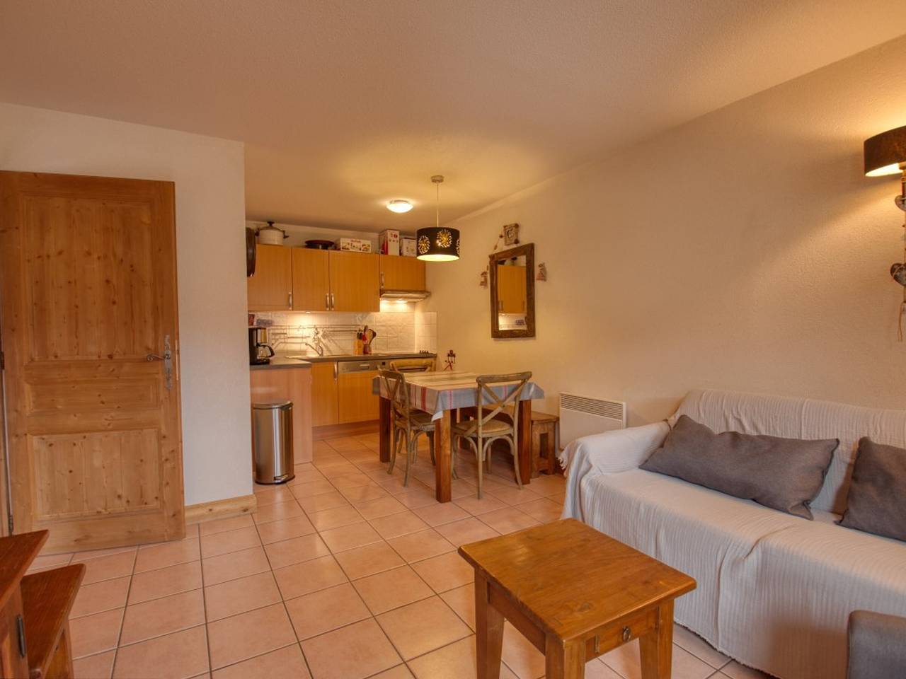 Appartement entier, Bel appartement skis aux pieds à Morillon 1100 - 4 à 6 personnes in Station de Morillon, Grand Massif