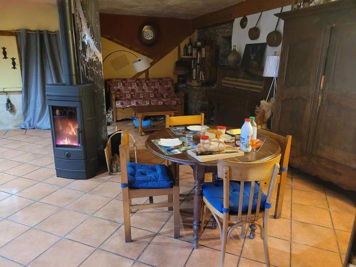 Chambre d’hôte pour 2 personnes, avec Terrasse ainsi que Jardin et Vue