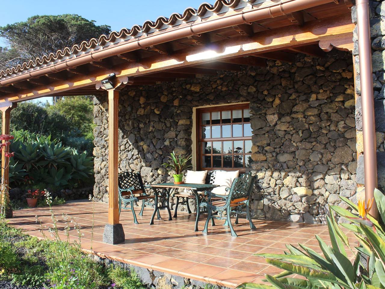 In Monte Breñas mit Grill, Terrasse und Garten in Monte de Breña, Villa de Mazo