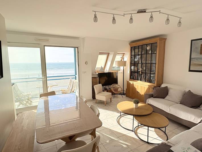 Location de vacances pour 4 personnes, avec Balcon et Terrasse à Wimereux