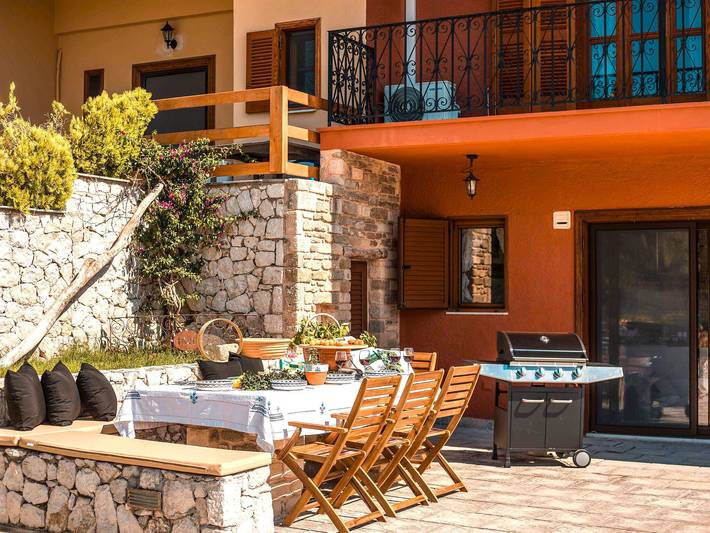 Ferienhaus für 10 Personen, mit Terrasse und Pool sowie Garten in Koskinou - 4