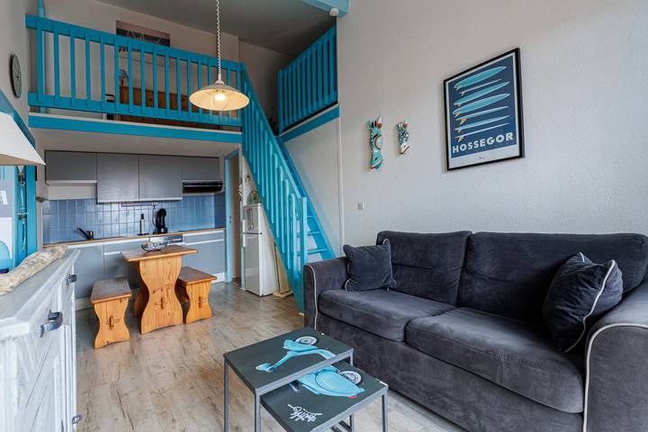 Ganze Wohnung, Appartement 'Un Été À La Plage' – Seeblick in Vieux-Boucau – Conciergerieland in Vieux-Boucau-les-Bains, Côte d’Argent